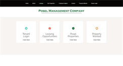 Desktop Screenshot of poselmanagement.com